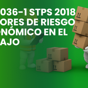 NOM-036-STPS-2018 Factores de riesgo ergonómico en el Trabajo