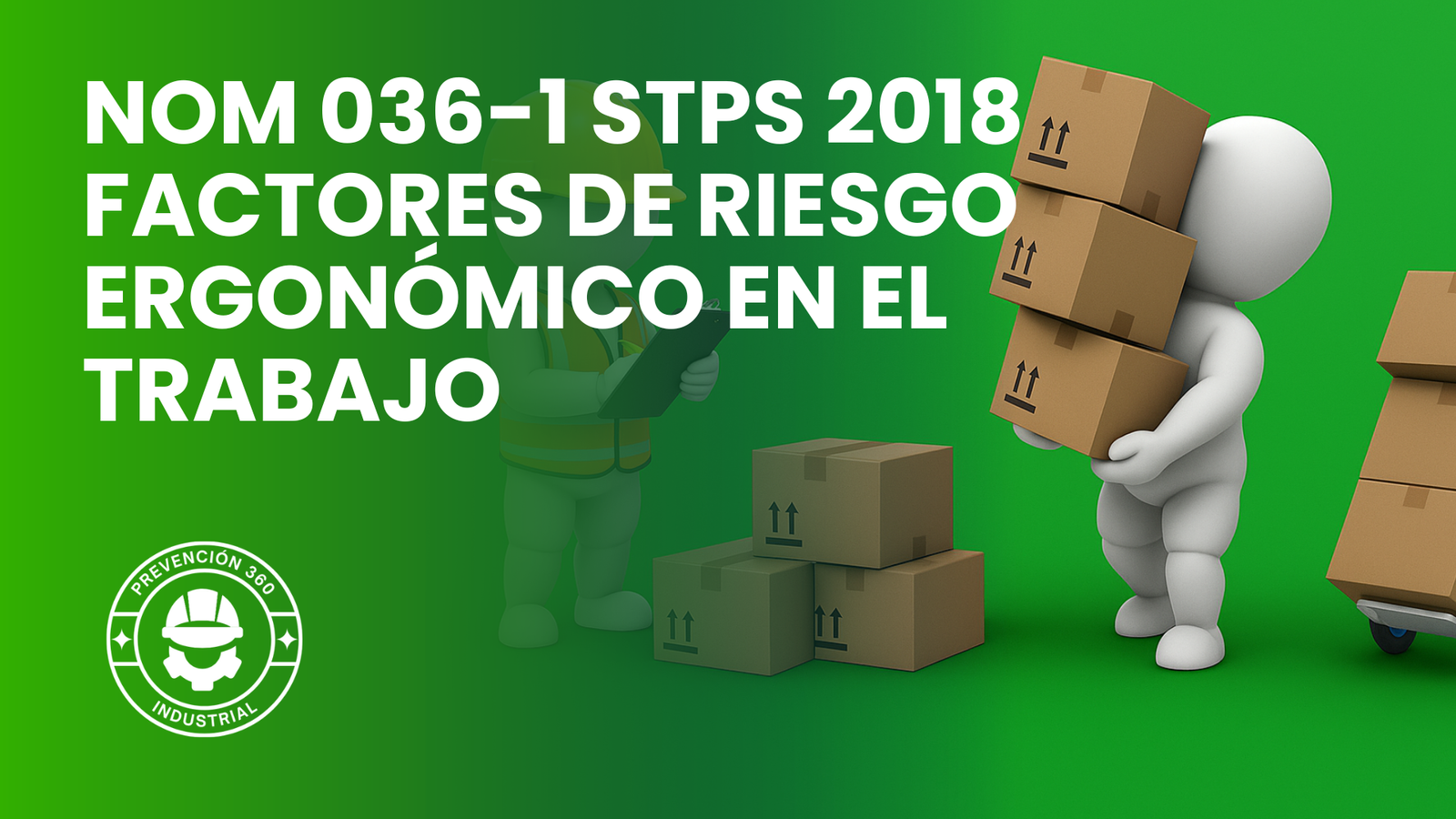 NOM-036-STPS-2018 Factores de riesgo ergonómico en el Trabajo